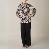 Zebra Print Blouse