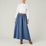 Denim Maxi Skirt