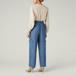 Denim Style Cargo Pants