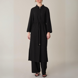 Black Utility Shirt Dress