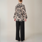 Zebra Print Blouse