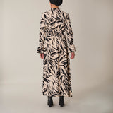 Zebra Print Maxi Dress