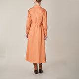 Tailored Midi Dress, Copper