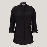 Black Viscose Blouse