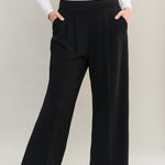 Black Wide Leg Trouser