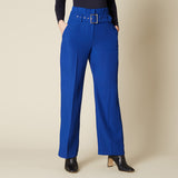Cobalt Wide Leg Trousers