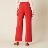 Red Wide Leg Trousers