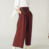 Pure Cotton White Blouse, Tie Cuff and Back Pin Tuck Detail, perfect for pairingÊ
