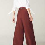 Pure Cotton White Blouse, Tie Cuff and Back Pin Tuck Detail, perfect for pairingÊ