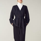 Wrap Blouse in Black