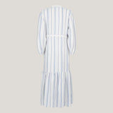 Striped linen summer dress