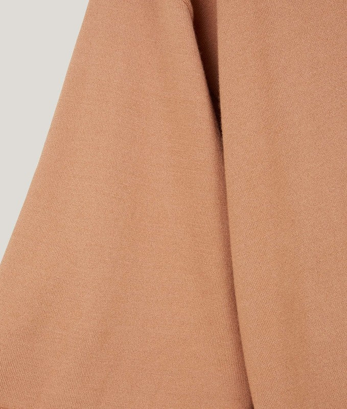 Camel Kimono Knitwear