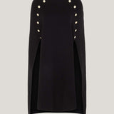 Knitted Cape, Black