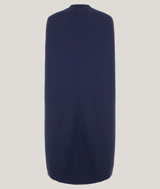 Navy Cape Fashion Knitwear