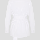 Belted Shirt, White