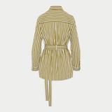 Belted Shirt, Stripe