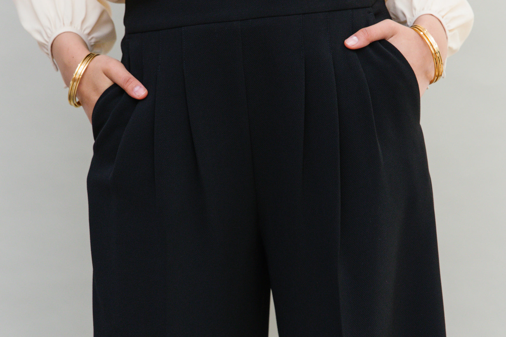 Black Wide Leg Trouser