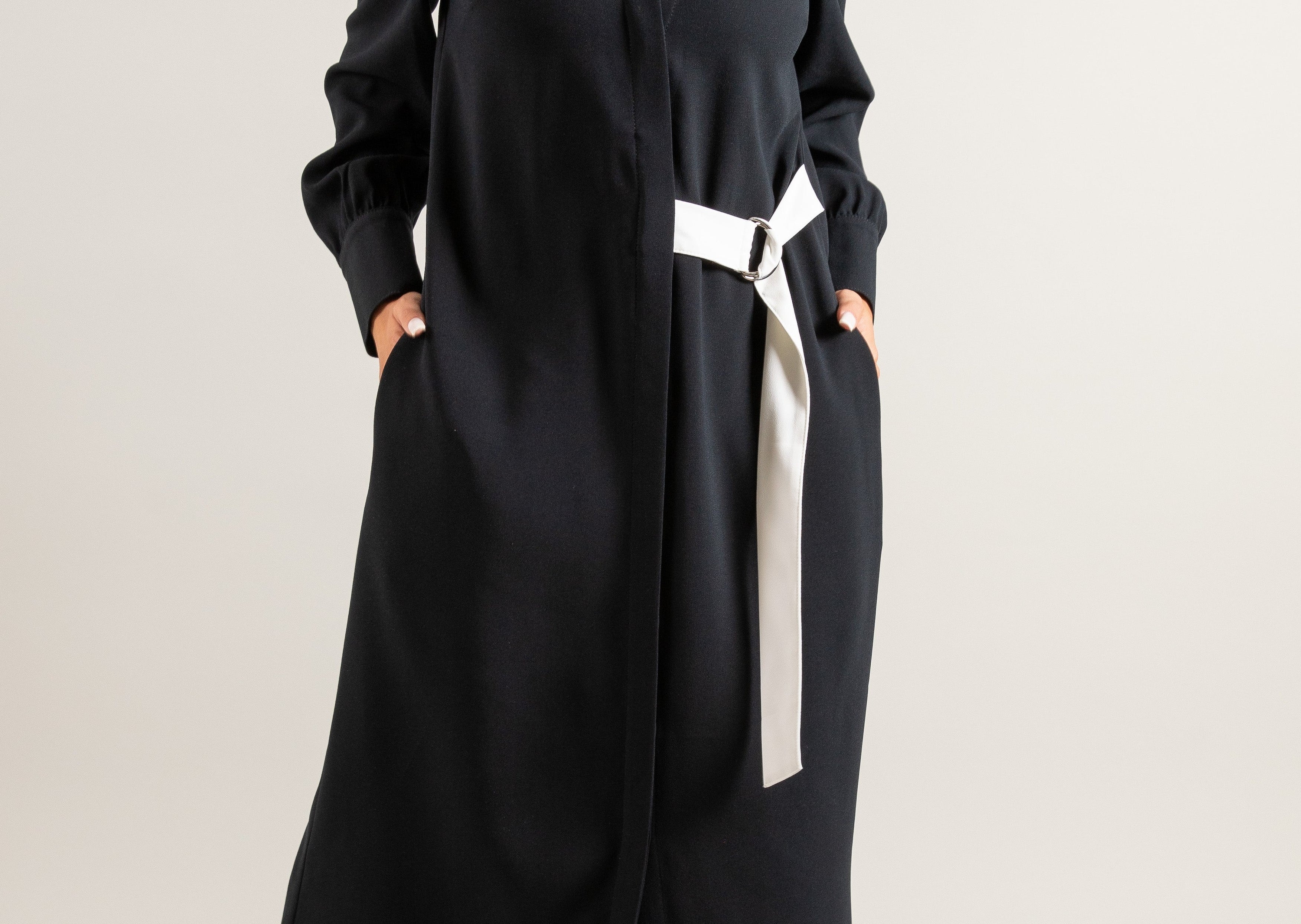 MONOCHROME SHIRT DRESS