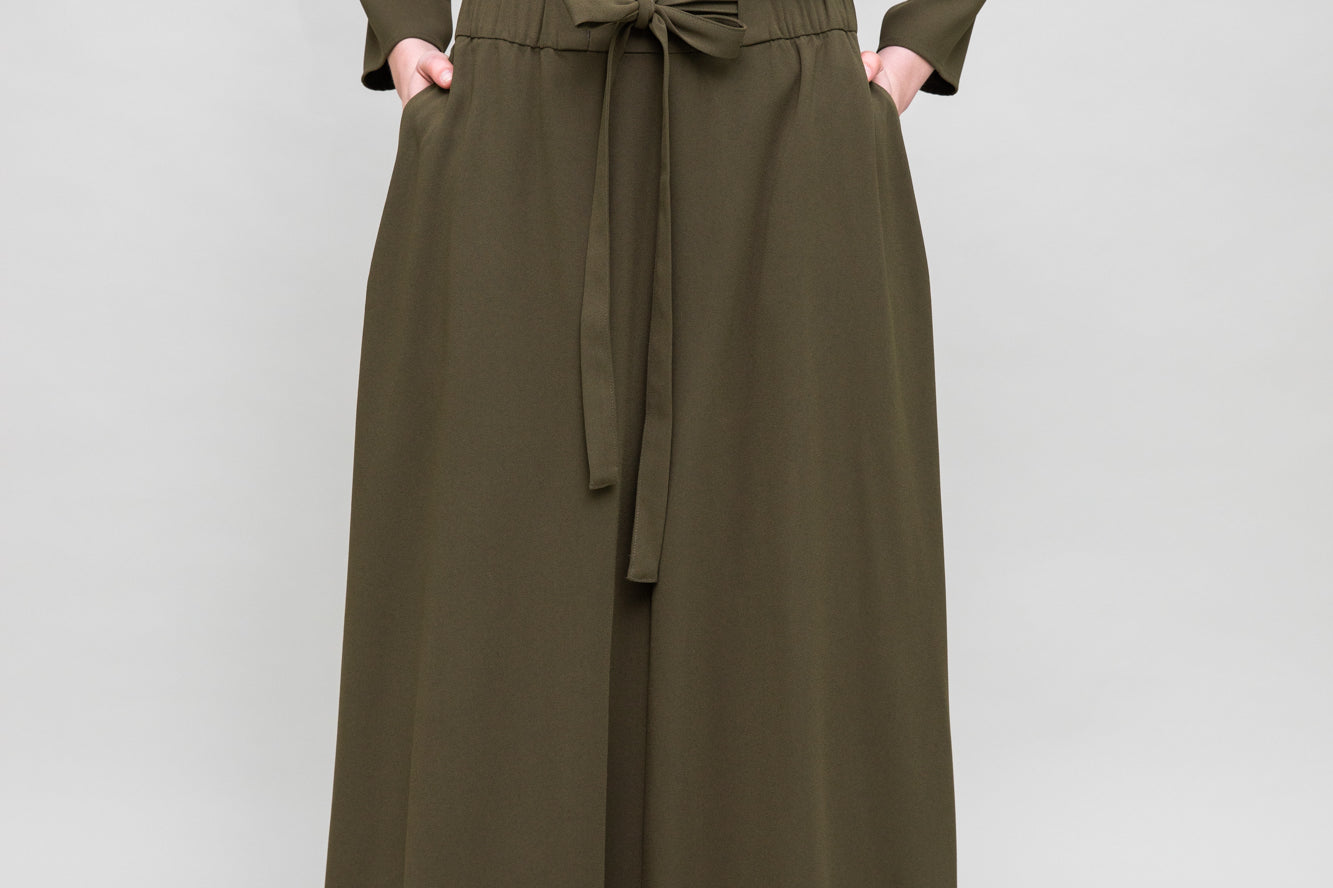 Khaki Maxi Skirt