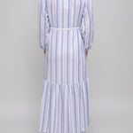 Striped linen summer dress