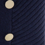 Navy Cape Fashion Knitwear